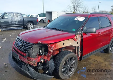 2017 Ford Explorer Xlt z USA, uszkodzony, nr VIN 1FM5K8D82HGC75267